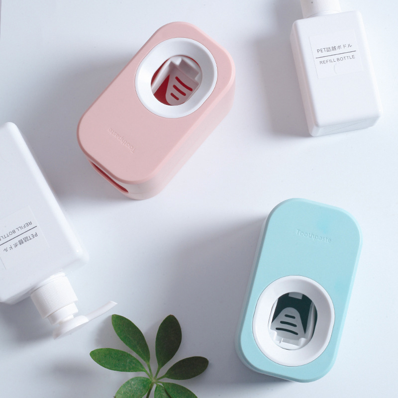 Automatic Toothpaste Dispenser Wall Mounted Toothpaste Squeezer Home Punch Free Toothpastes Dispenser Bathroom Accessories