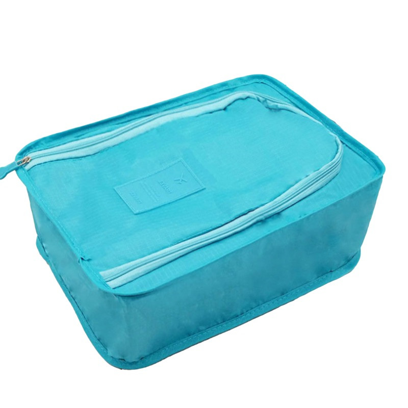 Waterdichte schoenentas voor op reis, draagbare schoenenopbergtas, organizer tas, schoenensorteertas, multifunctioneel: Legergroen