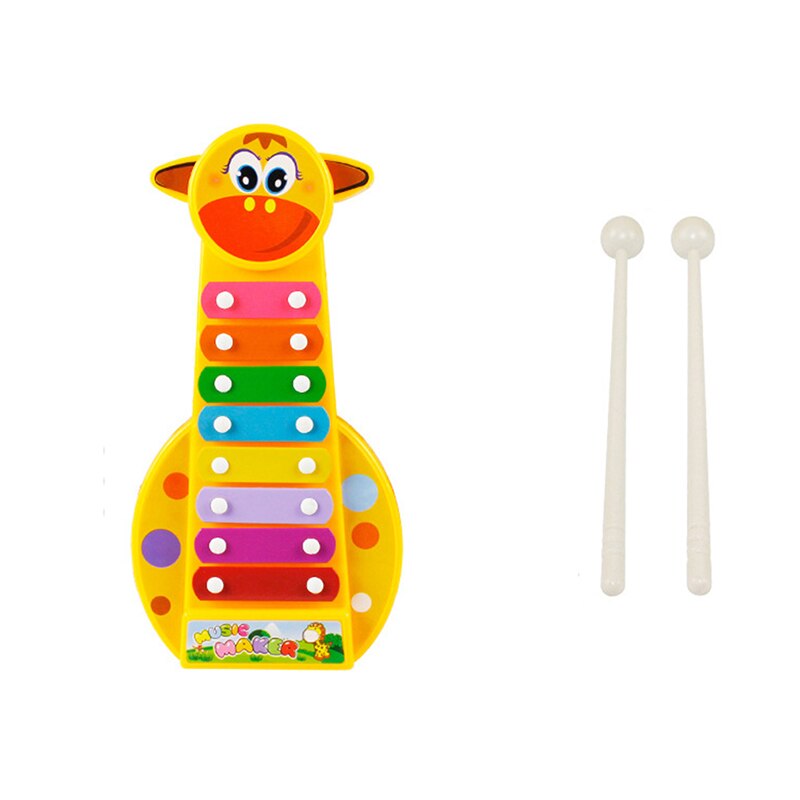 Kids Lawaaimaker Xylofoon Wijsheid Juguetes Muziek Instrument Speelgoed voor Kinderen Mew Baby Kids Baby 8-Note Xylofoon Musical speelgoed