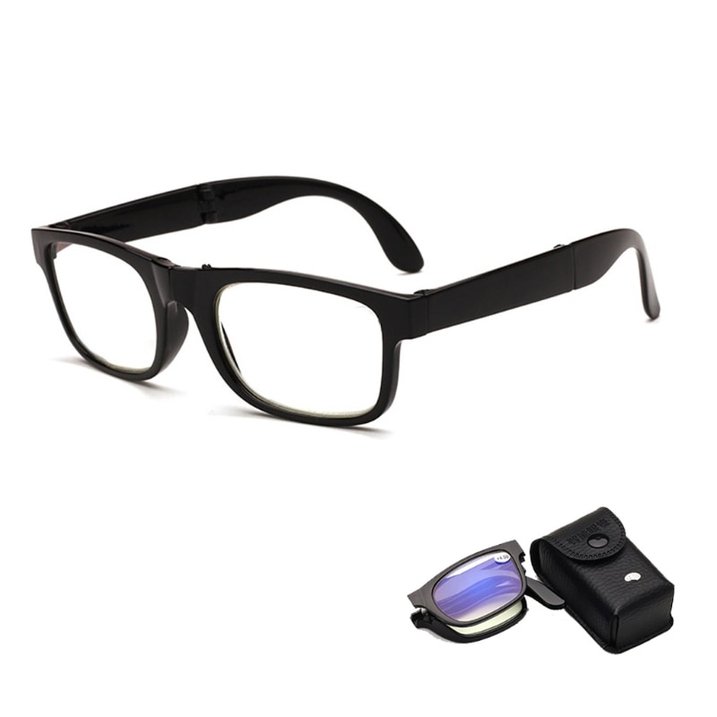 Opvouwbare Unisex Leesbril Verziend Brillen Full Frame + 1.0 Tot + 4.0