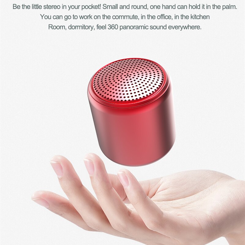 Ruzsj 9D Hifi Bluetooth Speaker IPX5 Waterdichte Mini Wireless Portable Speakers IP4Dustproof Subwoof Bass Redloudspeaker Doos