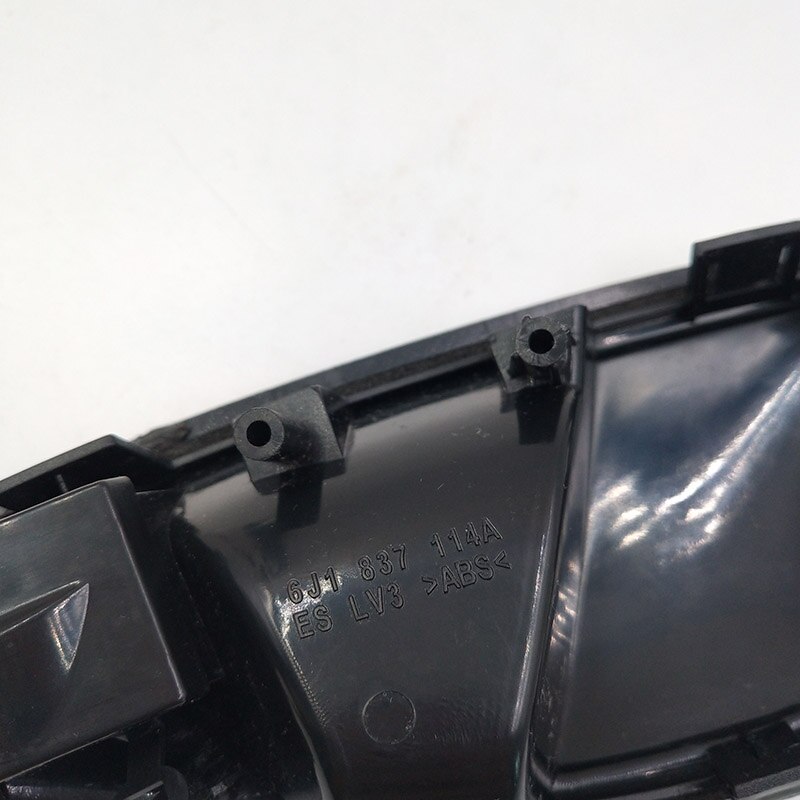 Left/Right Black Door Handles Auto Inner Door Handles ABS 6J0837113A 6J1837113A Car Interior for SEAT Ibiza GW