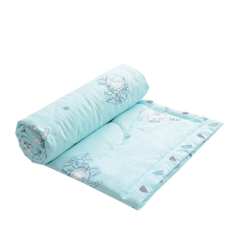 Barneluftkondisjoneringsdyne bomullsdyne vaskbar baby sommer tynn quilt