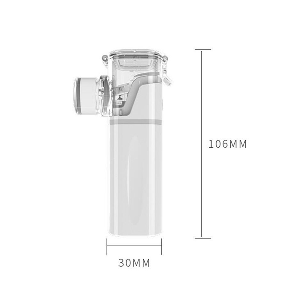 Atomizador de inhalación para el hogar, atomizador de malla portátil, Nebulizador ultrasónico de Bajo decibel, humidificador para adultos y niños