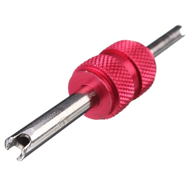 Promocja! Uniwersalny wentyl opony samochodowej rdzeń narzędzie robić instalowania usuwania naprawa narzędzie-automatyczny 2 rozmiary czerwony