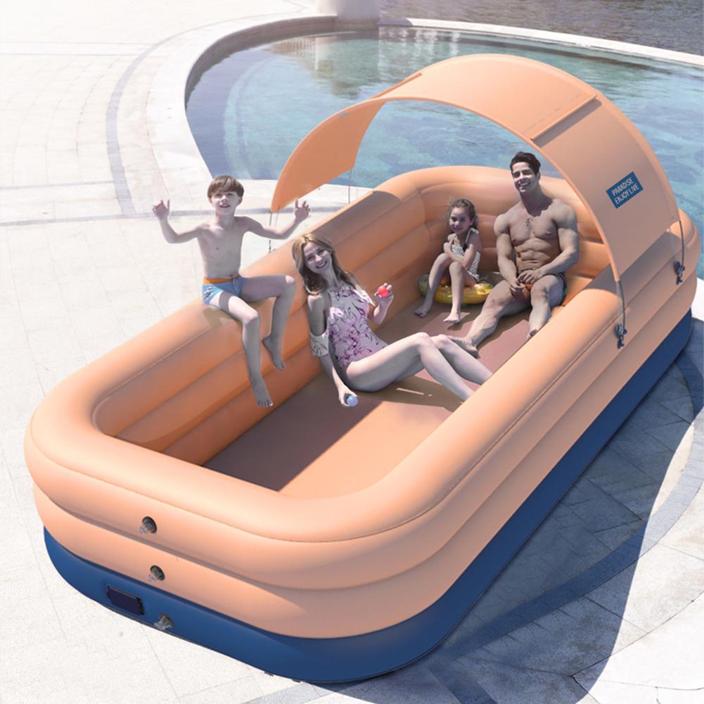 Piscina hinchable inalámbrica familiar, piscina de salón grueso, suministro de agua para fiestas de verano, para bebés, niños y adultos, para jardín al aire libre