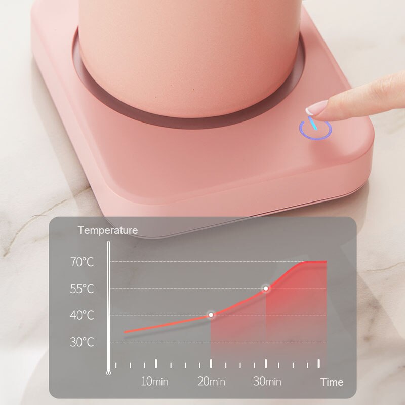 Smart kaffemugg koppvärmare för kontor hem bästa idé automatisk avstängning elektrisk dryckesvärmare värmedyna för mjölkte kakao