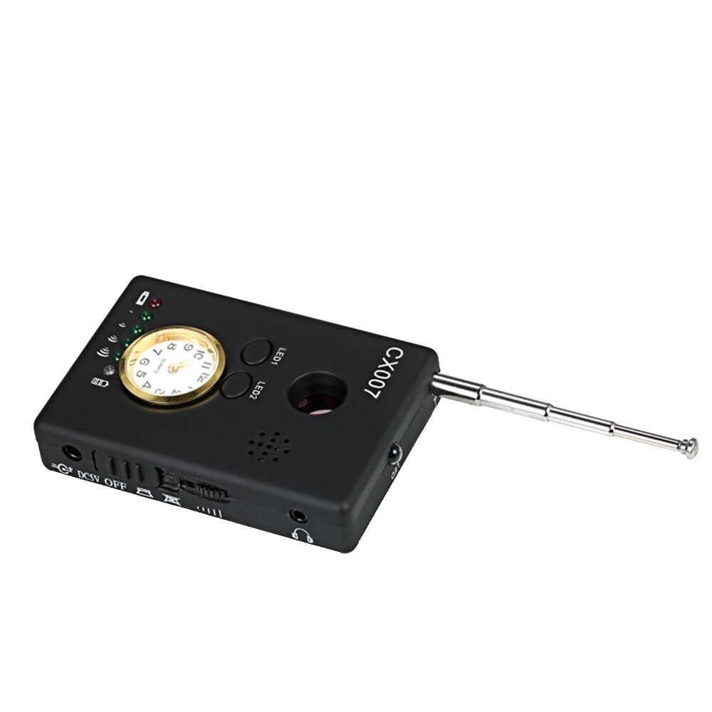 Multi-functional Full-range RF Wireless Signal Radio Detector 4 Signal Strength LED Status Indicator From Low To High