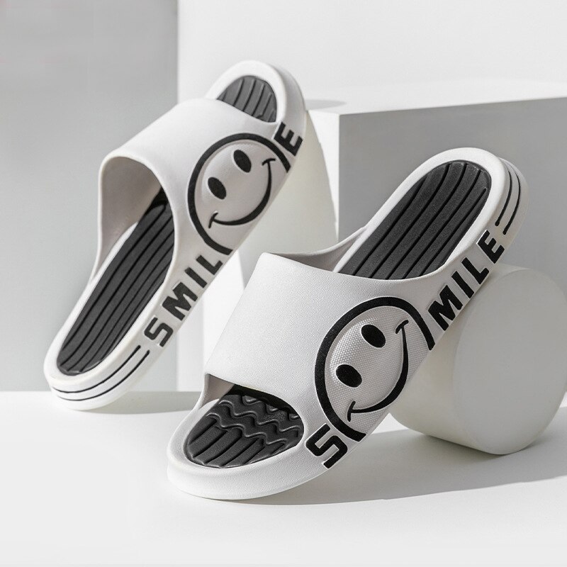 Sandales d'été pour hommes et femmes, pantoufles de plage, chaussures d'extérieur, maison, salle de bain, taille 45, 2022: WHITE / 44-45(fit 43-44)