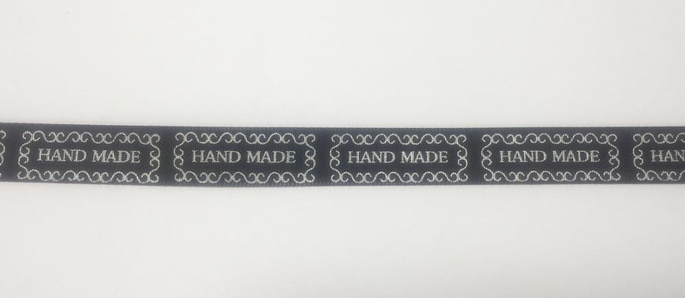 YOFAY 13mm 1/2 "Gedrukt Enkele Satijn Met Hand Made Print Voor Bakken Accessoire DIY Materiaal Wedding Party decortaion: 030 Black-2  10yards