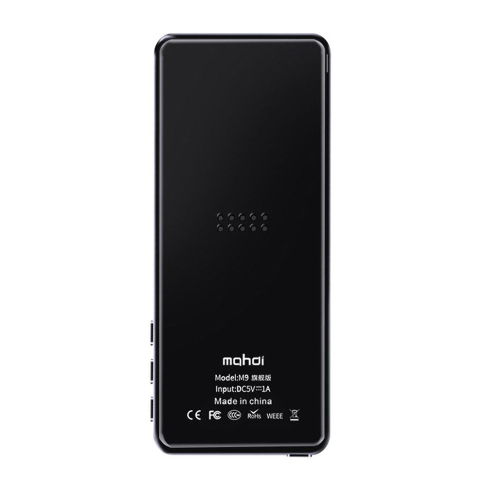 3.5Inch Full Screen Touch Bluetooth MP3 Player 8GB Memory Portable HiFi Lossless Sound Music Player with FM Radio Voice Recorder