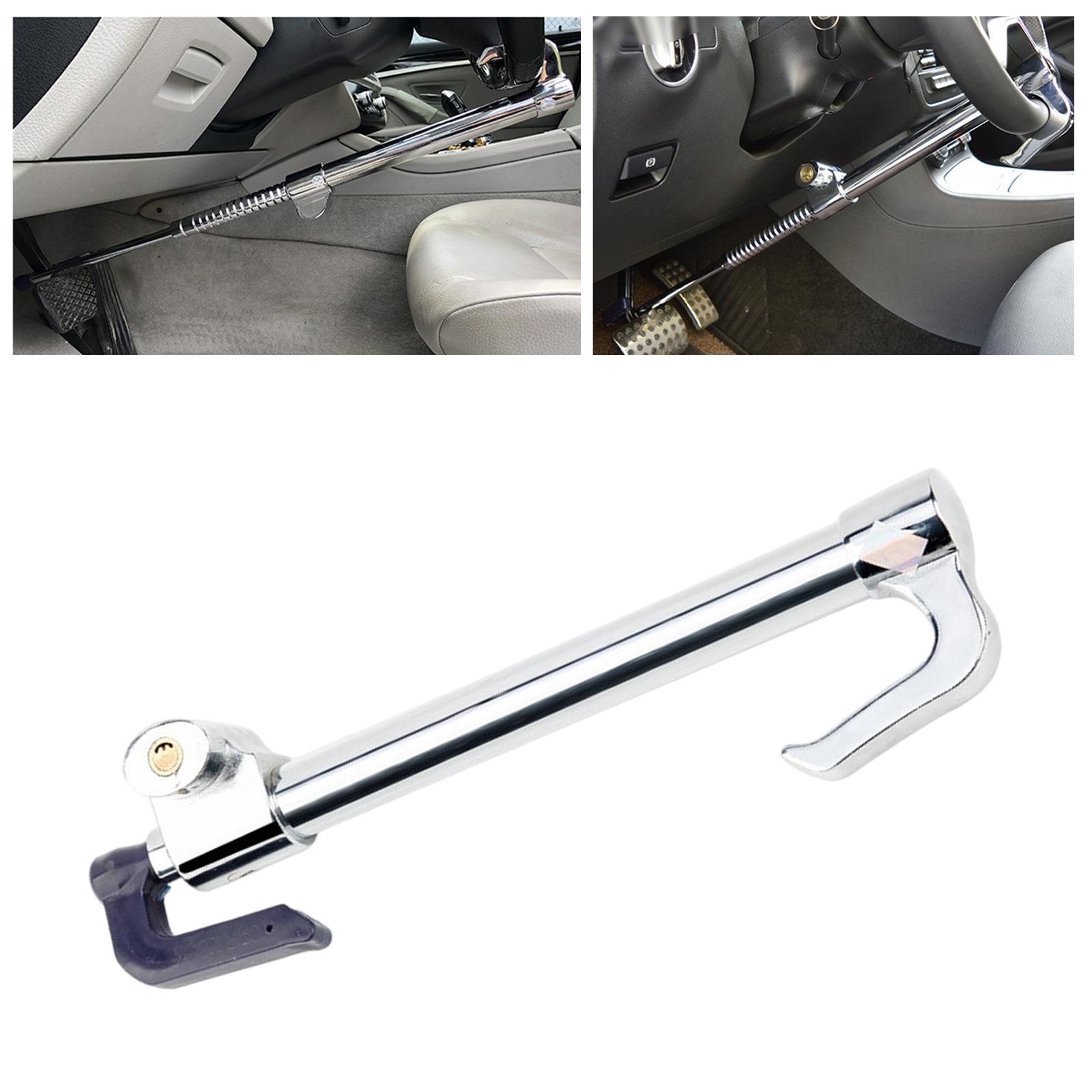 Universal Steering Wheel Lock, Anti Theft, Retractable, for SUV Vehicles Car Truck