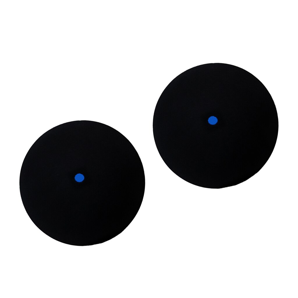 2 Pack Professionele Squash Bal Enkele Blauwe Dot Beginner Squash Training Aid