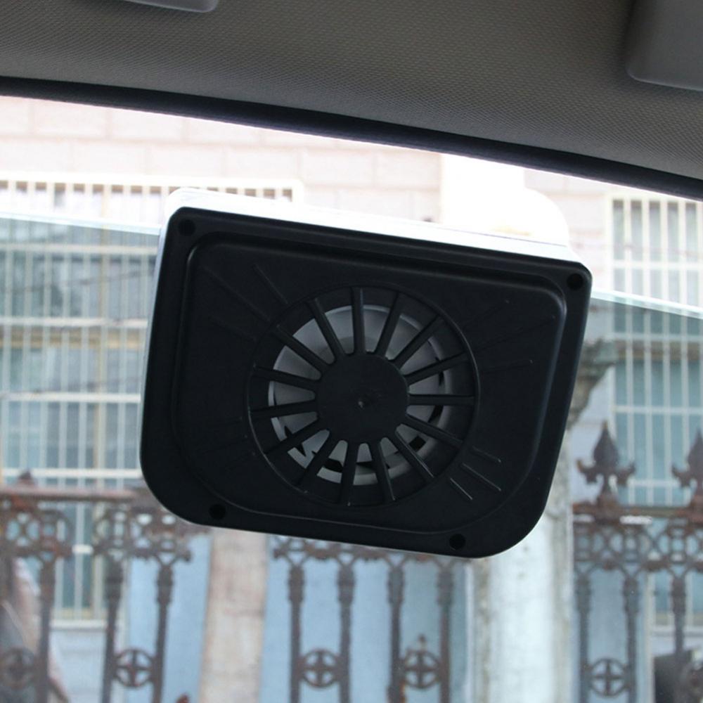 Car Vehicle Window Solar Powered Exhaust Fan Cooler Auto Ventilation System