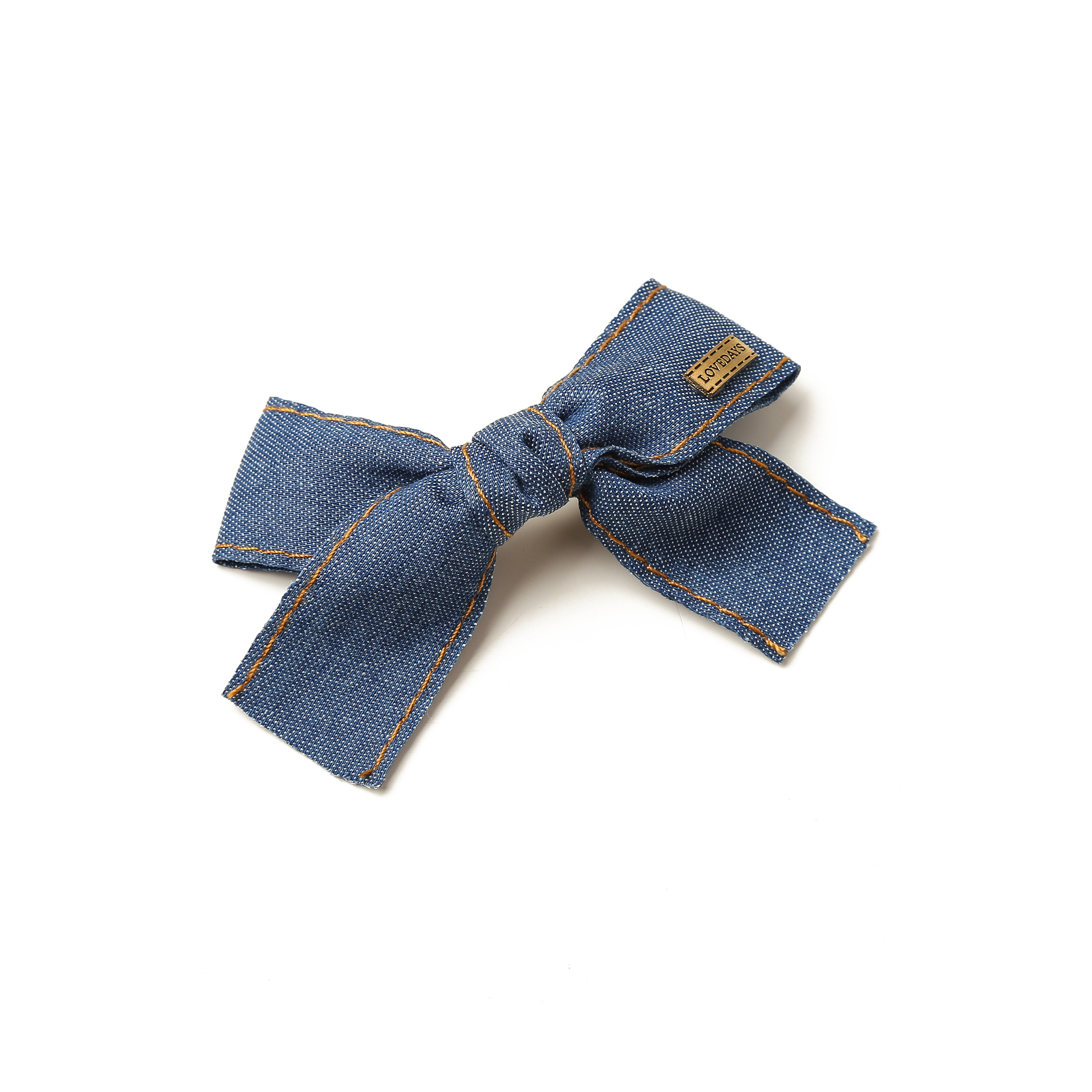Denim Hair Clip Hairpins French Barrettes Clip Cool Girls Korean Handcraft Style Hair Accessories for Girls: Silver