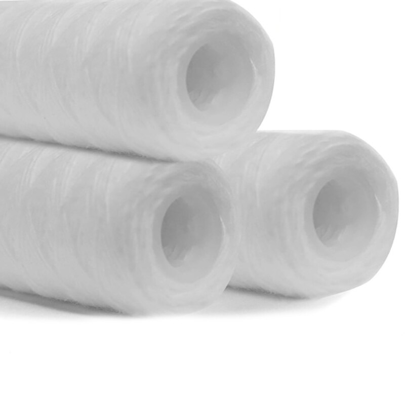100-Pack Sediment Water Filter Cartridges – 10"x2.5" String Wound – Fits GE, Culligan, APEC & More