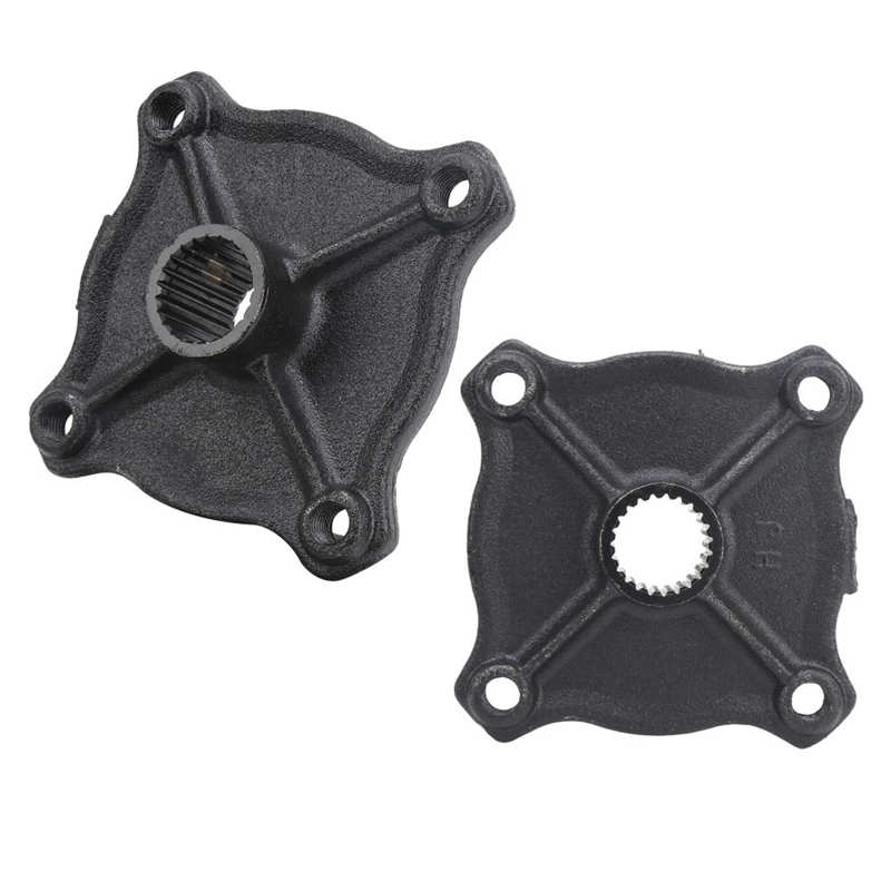2pcs 23 Tooth Spline 4 Stud Wheel Rear Axle Hub Fit for 110CC 150CC Quad Bike ATV Dune Go Kart