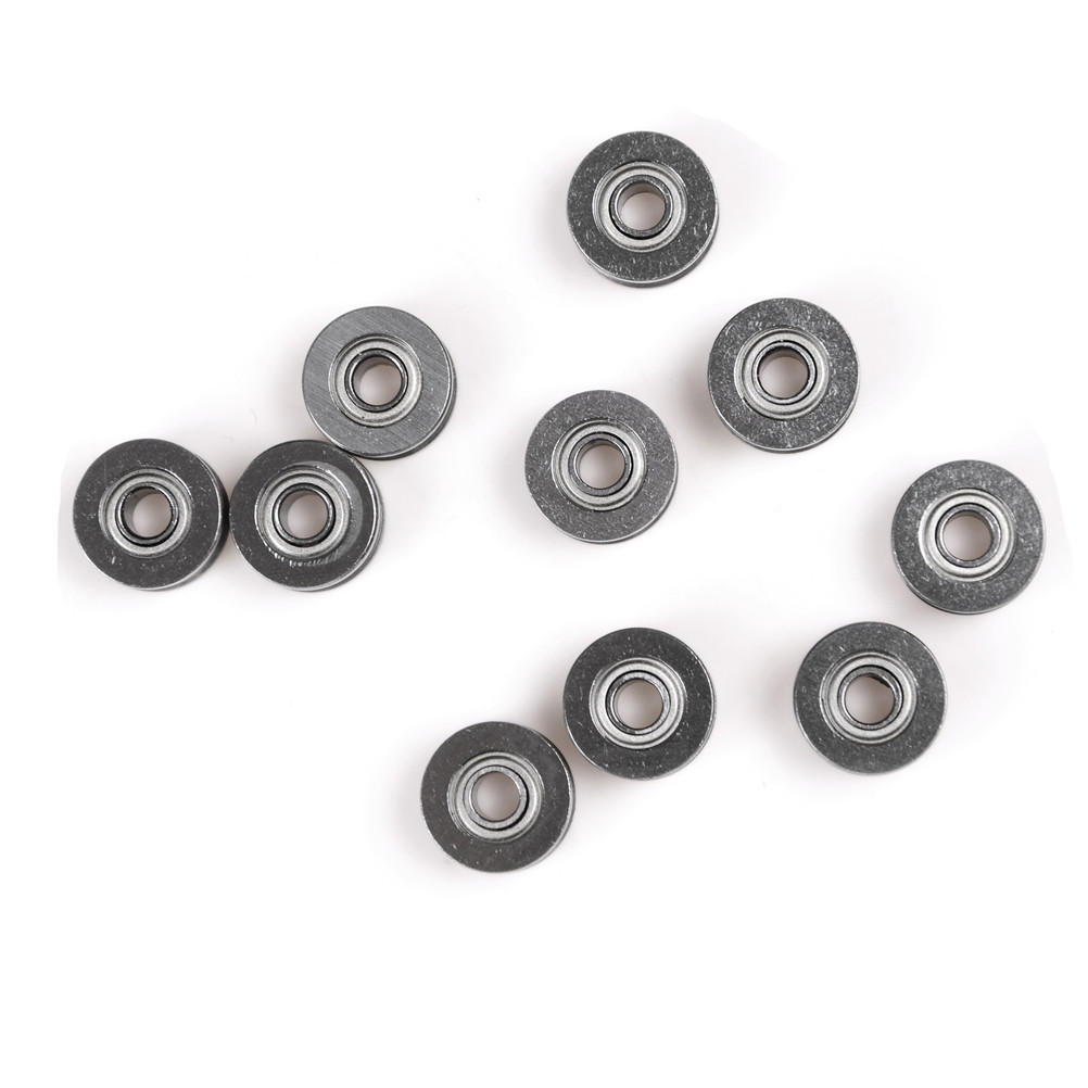 10 Pcs V624ZZ V Groef Roller Wiel Kleine Kogellagers Katrol Wielen Lager Draad Track Gids 4X13X6 Mm