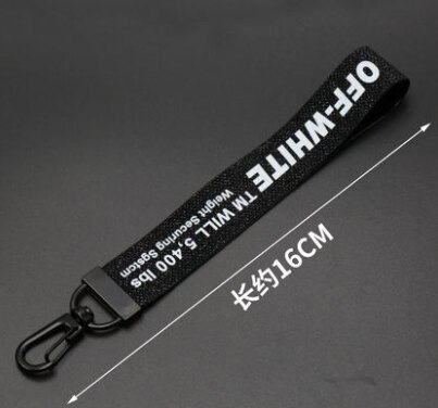 Engelska brev band lanyard mobiltelefon nyckelring hänge kläder byxor vilda dragkedja huvud tillbehör