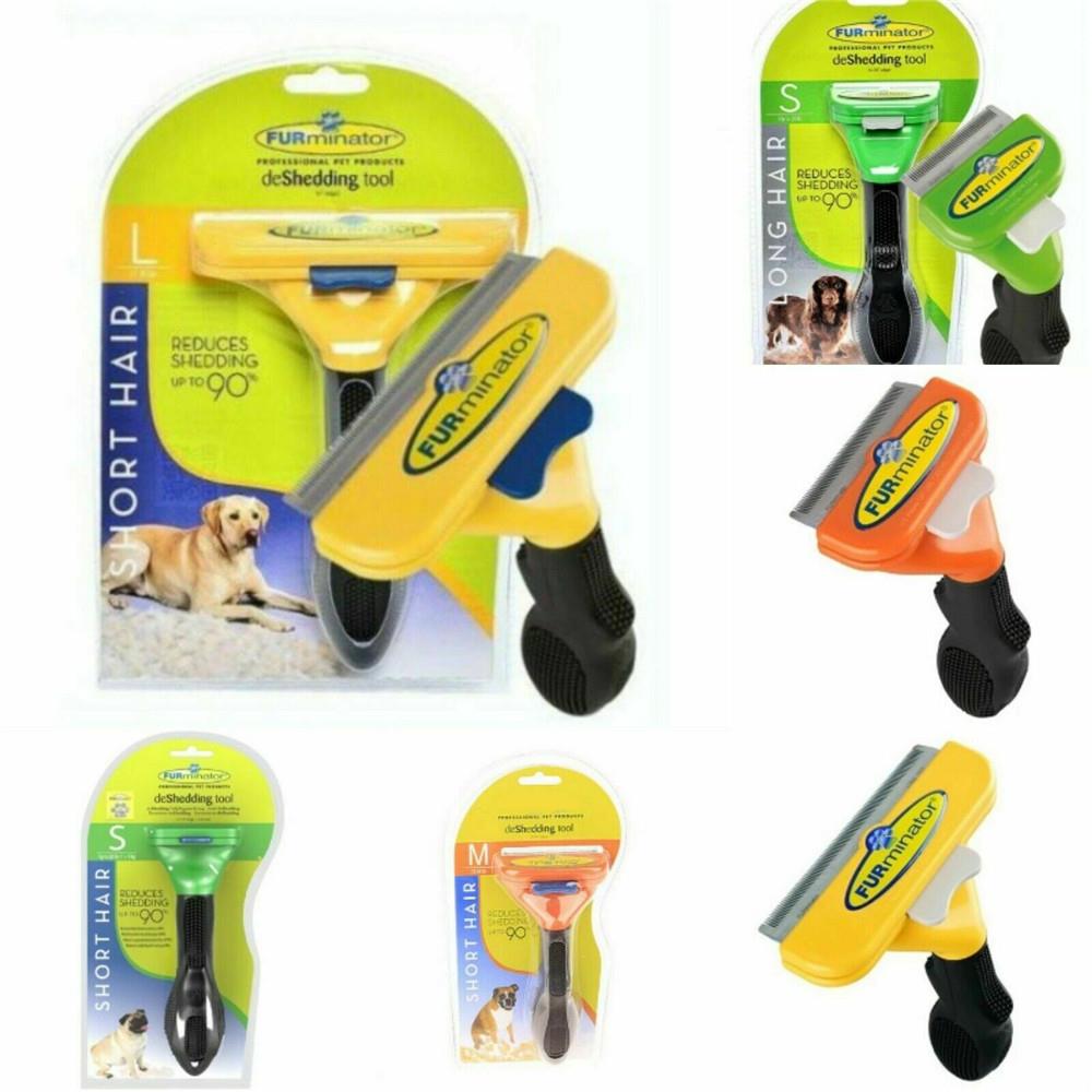 Furminator DeShedding Tool Grooming Dogs Brush Rake Comb Long Short Hair Pet Hair Remover Massage Cleaning Brush Fur Trimming