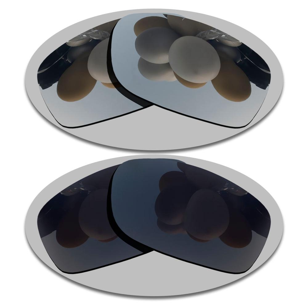 Gepolariseerde Zonnebril Vervanging Lenzen Voor-Fives Squared OO9238 Frame-Vele Variëteiten: Silver-Grey Black