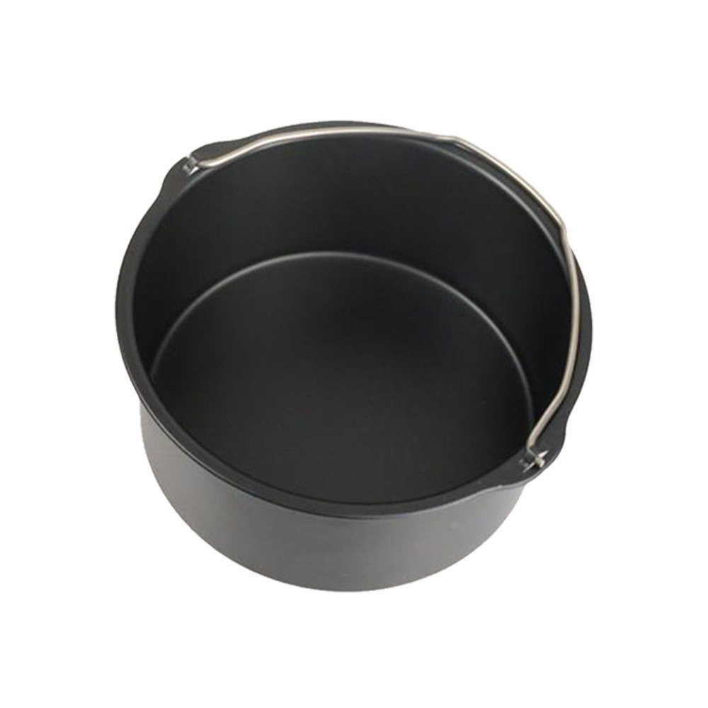 6/7/8'' Non Stick Cake Mold Baking Tray Pan Round Roasting Basket Bakeware Mould Air Fryer Accessories