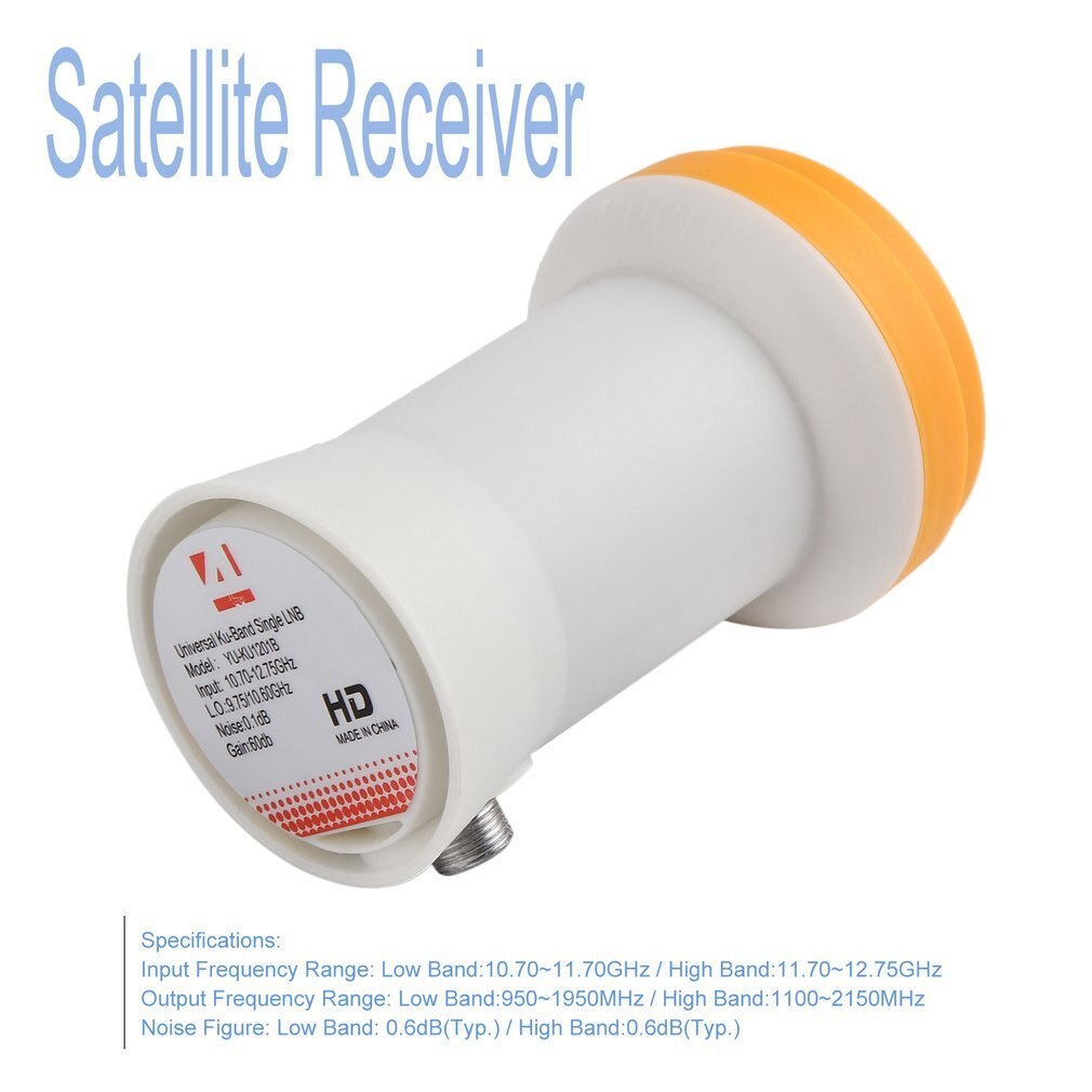 Universele Ku-Band Enkele Lnbf 9.75/10.6KU Dual Output Full Hd Digitale Ku Lnb Satellietontvanger Hoge Band lage Band