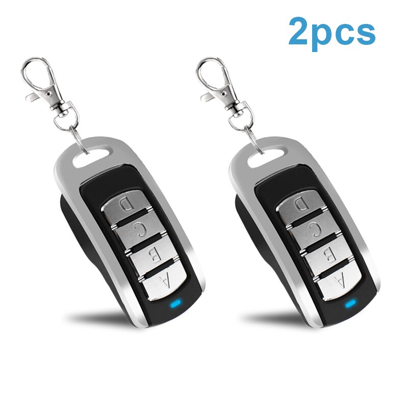 Garage Remote Control Clone MultiFrequency 280mhz to 868mhz Auto Scan Gate Door Opener 433MHz Fixed&Rolling Code Command: 2PCS