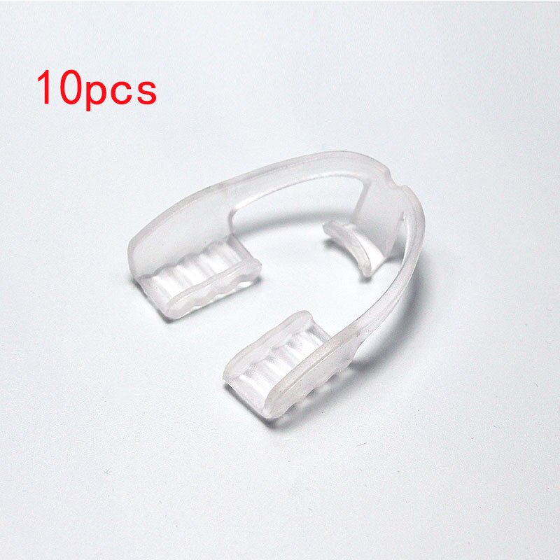 Protège-dents pour prévenir le bruxisme, 1/5/10 pièces, protection buccale professionnelle pour la sécurité des aliments mous, pour le basket-ball et la boxe: 10pcs