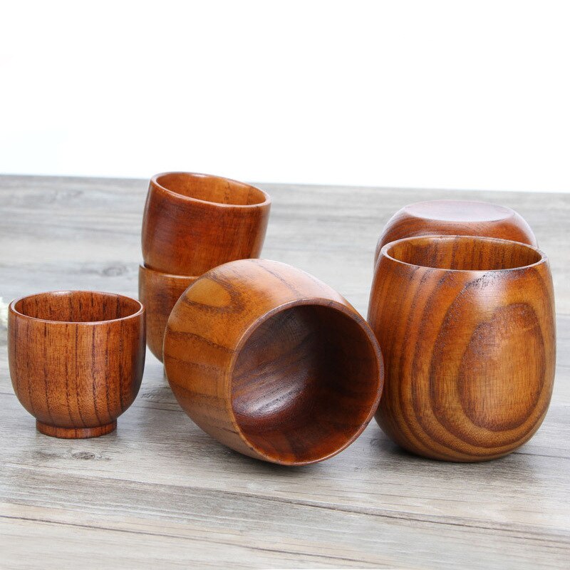 Solide Jujube Becher Holz Kaffee Bier Becher Holz Trinken Tasse Handgemachte Tee Tasse Hause Büro LAD