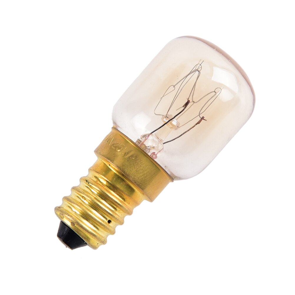 1pc e14 15w/25w varm hvit ovn komfyrpære lampe varmebestandig lys 220-230v: 25