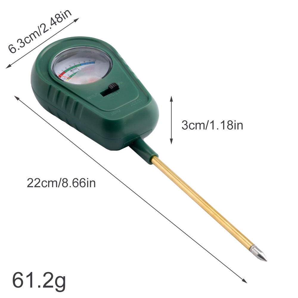 3 In 1 Bodem Ph Meter Zonlicht Ph Tester Tuin Bodemvocht Sensor Meter Plant Zuurgraad Vochtigheid Ph Monitor Detector tuin Gereedschap: B