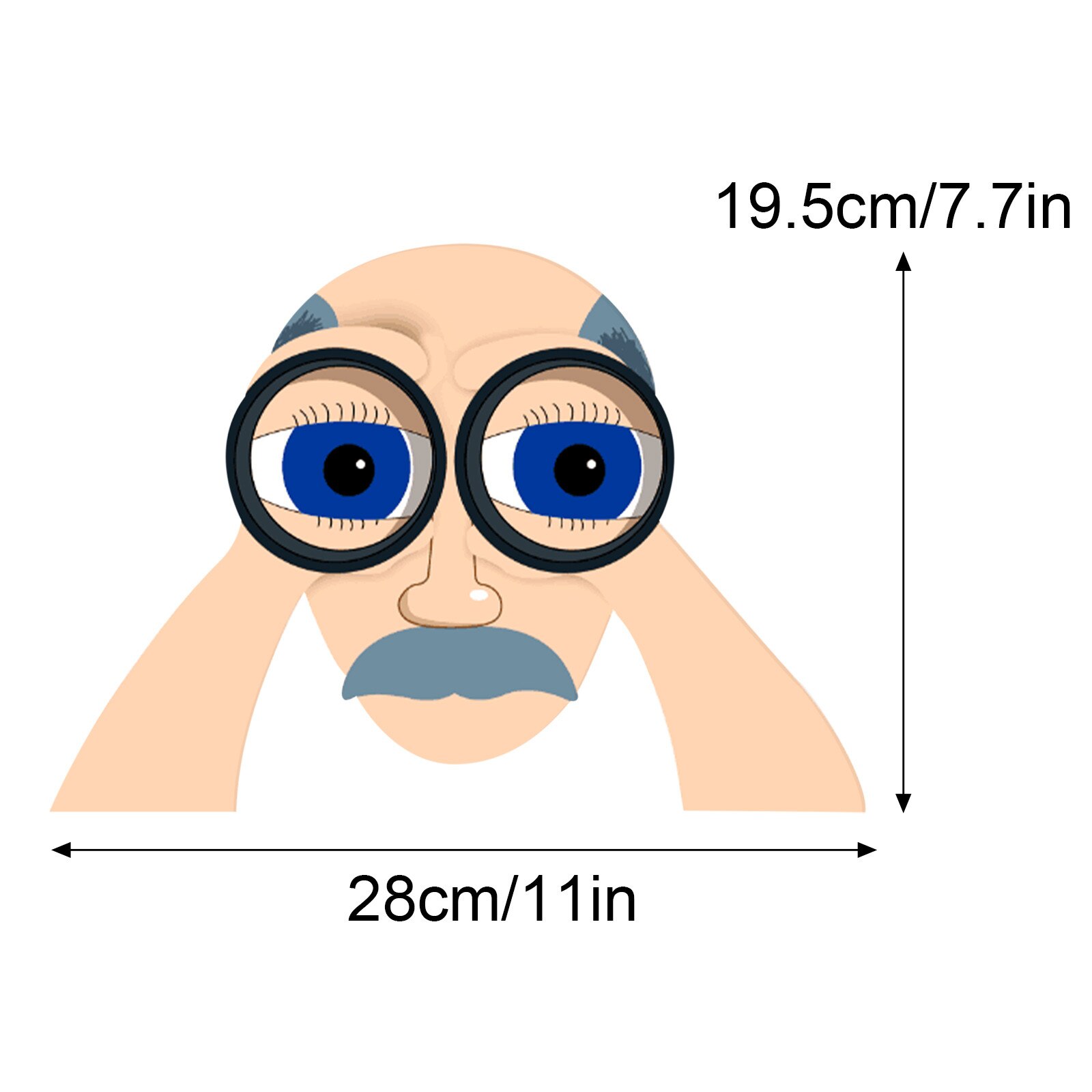 Garden Decoration Outdoor Binocular Spying Fence Peeker Yard Art Garden Nosy Neighbor Couple Décoration De Jardin