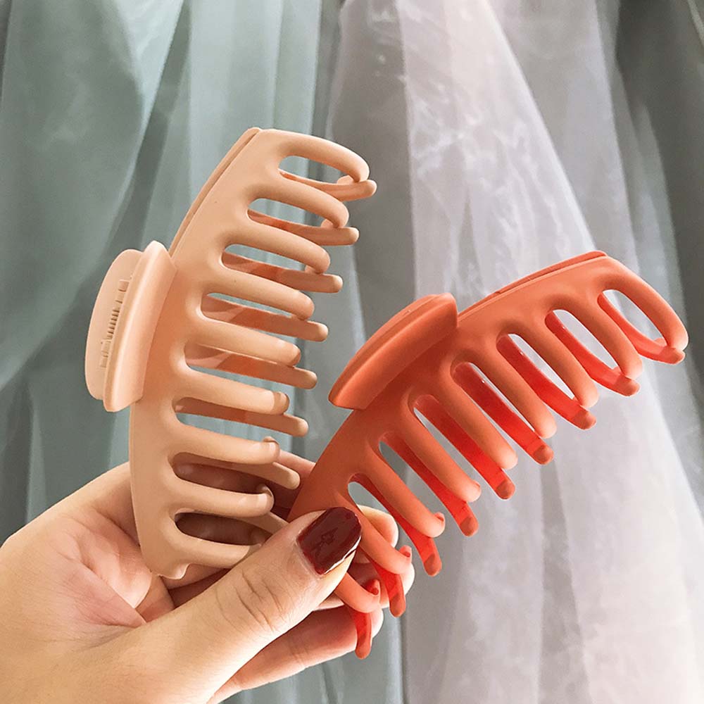 Klauw Clip Voor Vrouwen Stoere Zwarte Plastic Haar Klauw Grote Size Haar Klemmen Klauw Clip Krab Voor Haar accessoires