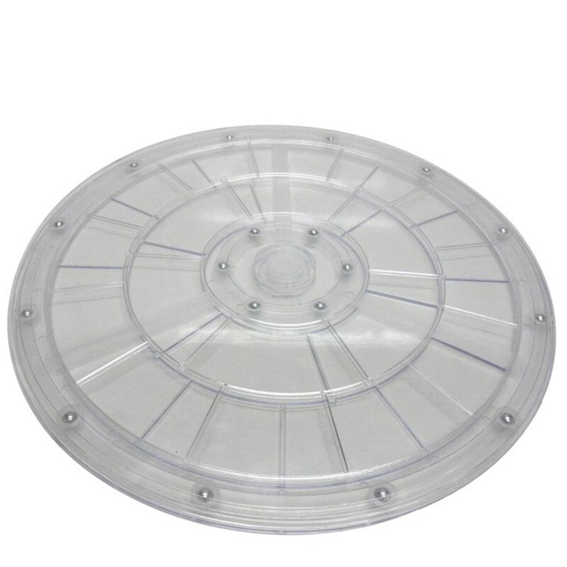 Direkte salg ægte 20cm 8 tommer den roterende base akryl gennemsigtig plast drejeskive rotation display tilbehør manual