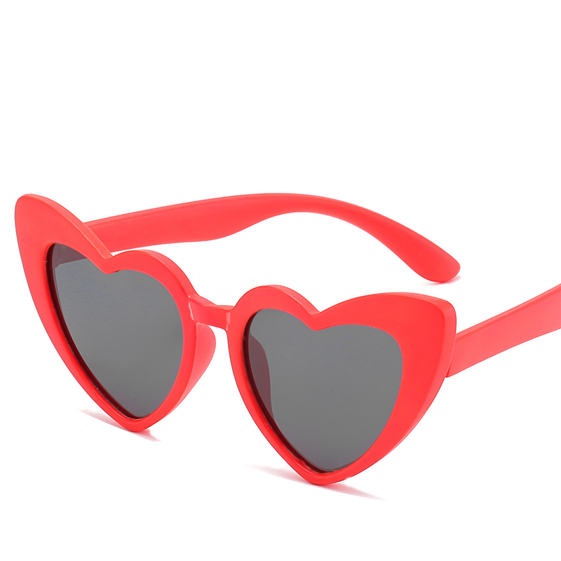 Gummi Polaroid Baby Mädchen Sonnenbrille für freundlicher Herz TR90 Schwarz Rosa verrotten Herz Sonnenbrille für freundlicher Polarisierte flexibel: KPR04-C2