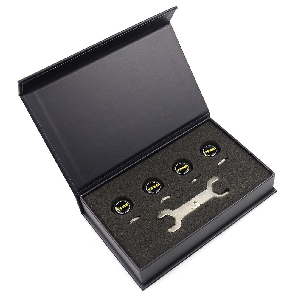 Bluetooth 5.0 Tpms Auto Bandenspanning Monitor System Met 4 Sensoren Voor Ios Android Mobiele Telefoon App Monitoring Alarm