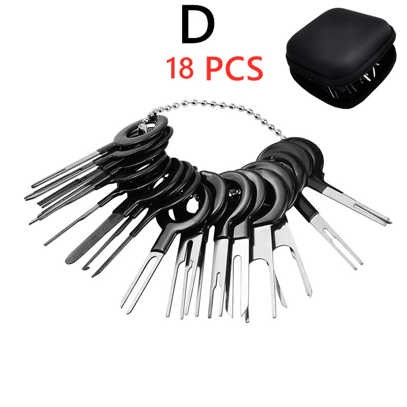 Neue Auto Terminal Entfernung Werkzeug Draht Stecker Stecker Puller Release Pin Extractor Kit Für Auto Stecker Reparatur Werkzeug Mit lagerung tasche