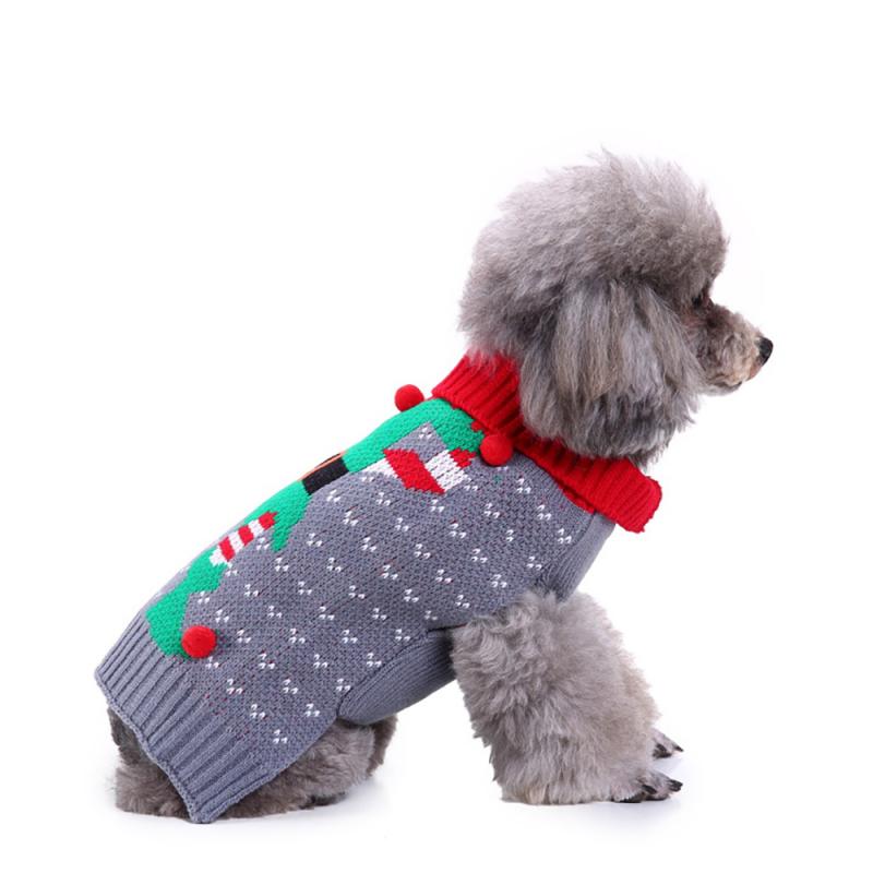 S/M/XL/XXL Ugly Christma Sweater Halloween Cat Dog Sweater Pullover Winter Dog Clothes For Chihuahua Yorkies Puppy Pet Clothing