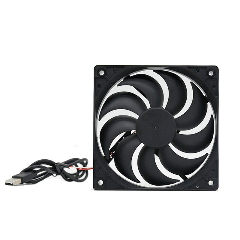 Diy Koelventilator DC5V Usb Power Silent Fan Cooler Voor Router Tv Box Radiator Elektronische Apparatuur Kits