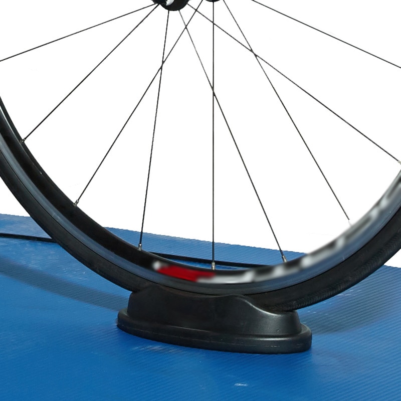 Soporte para rueda delantera de bicicleta, antideslizante, almohadilla para rueda de entrenamiento, soporte para rueda, accesorio para estación,