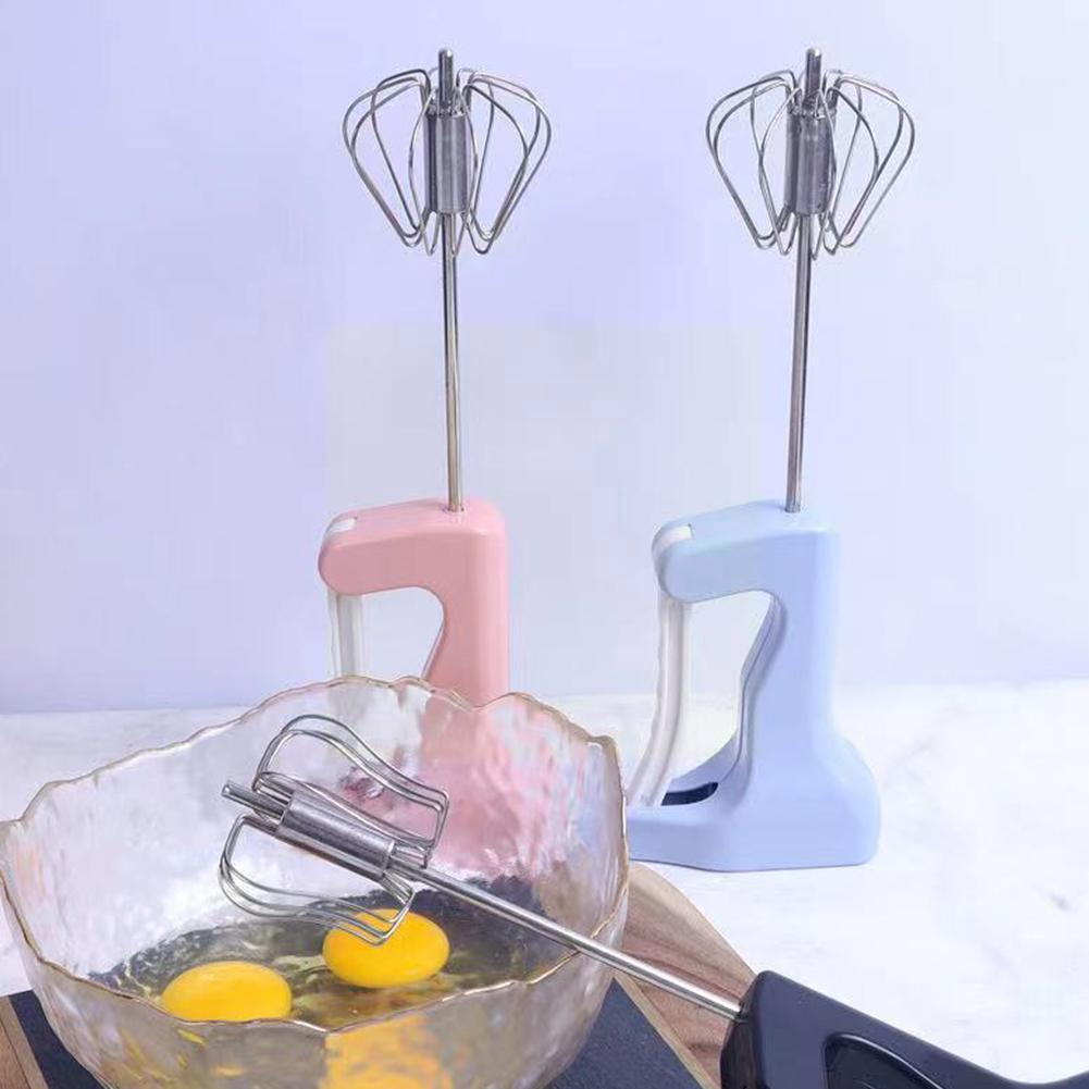 Hand Kleine Semi-Automatische Eiklopper Meel Mixer 304 Ei Gadgets Zelf Keuken Draaien Manual Klop Gereedschap Roerder Staal C5z6