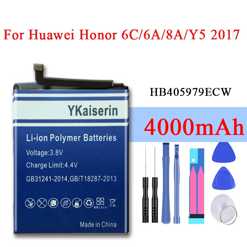 HB356687ECW Batteria Per Huawei Honor 6A /8A/9i /7X / Y5 2017 / P9 Lite Mini Per huawei G10 Compagno 10 Lite/Nova 2 Più P9 Più: For Honor 6C 6A 8A