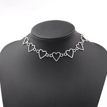 Necklaces For Women Heart Shape Chain Barbed Wire Necklace Accessories Chocker Collier Femme Boho Jewelry