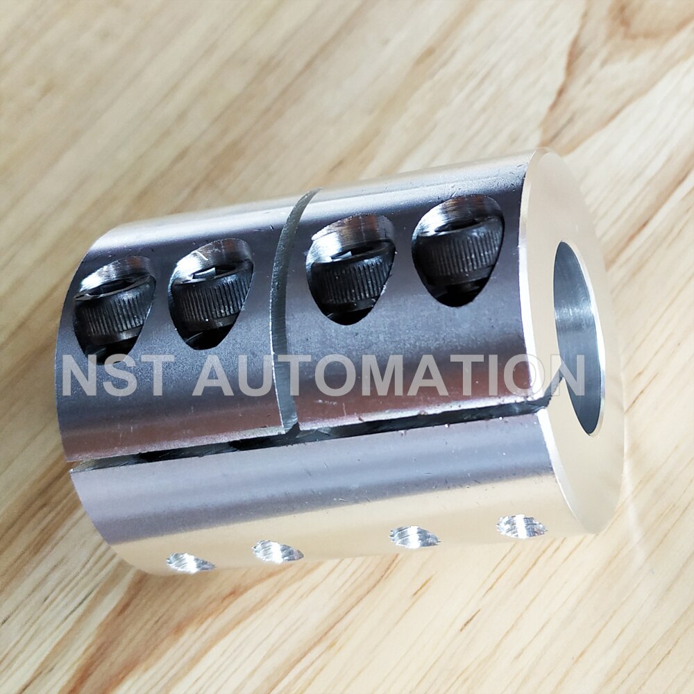 Diameter 32mm Length 45mm Clamping Rigid Coupling Aluminum For Engraving Machine Shaft Coupler Motor Connector