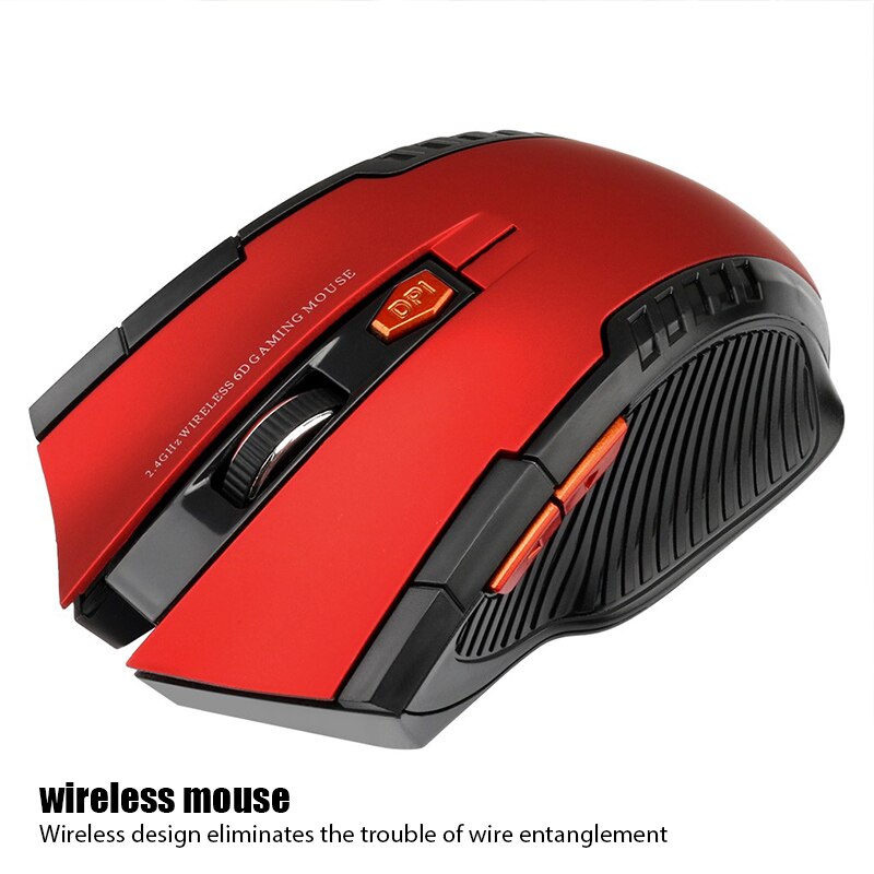 1600Dpi Draadloze Muis Usb Draadloze Gaming Muis Verstelbare Optische Computer Muis 2.4Ghz Ergonomische Muizen Voor Laptop Pc Muis