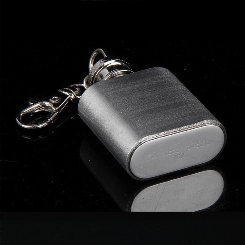 Portable Stainless Steel Hip Flask Pocket Wine Bottle Travel Whiskey Alcohol Wine Bottle Hip Flask Mini Bottle