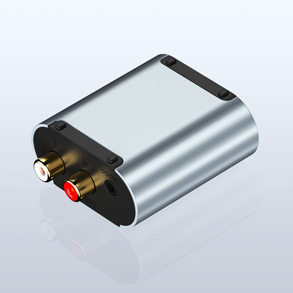Coaxial Optical Fiber Digital to Analog Audio AUX 3.5mm Jack RCA L/R Converter SPDIF Digital Audio Decoder Amplifier