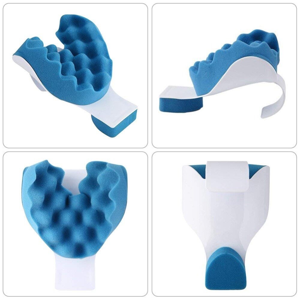 Shoulder Pain Relief Support Pillow and Relaxation Device Memory Sponge Head and Neck Tension Release Pillow