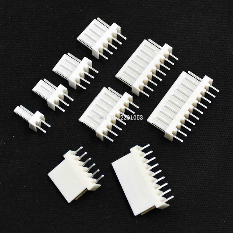 50PCS/LOT KF2510 2510 Male Connector 2P 3P 4P 5P 6P 7P 8P 9P 10 Pin 2.54 mm Pitch Pin Header KF-2510 Connector Terminal